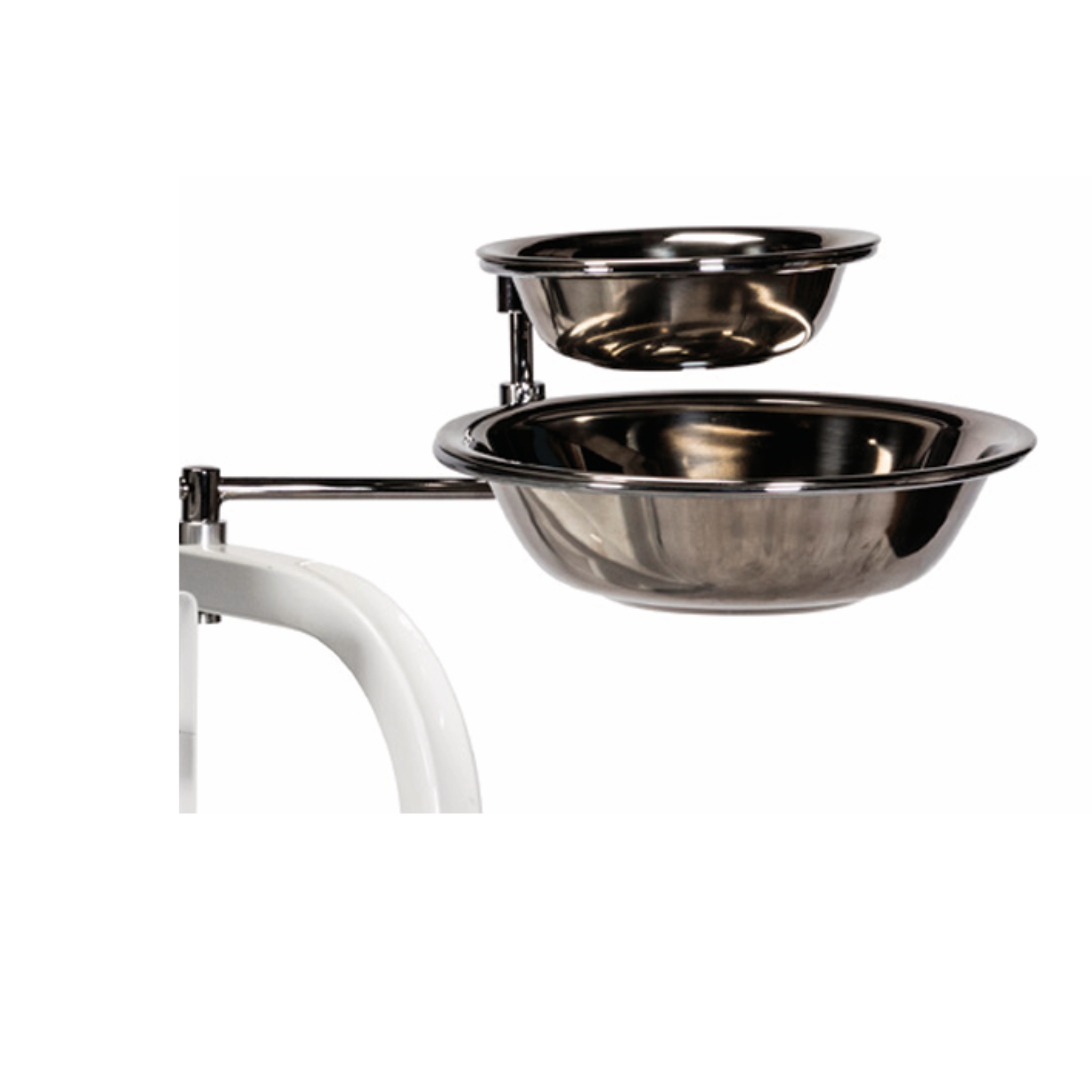 Equipro Double Bowl Holder with Stainless Steel Bowls