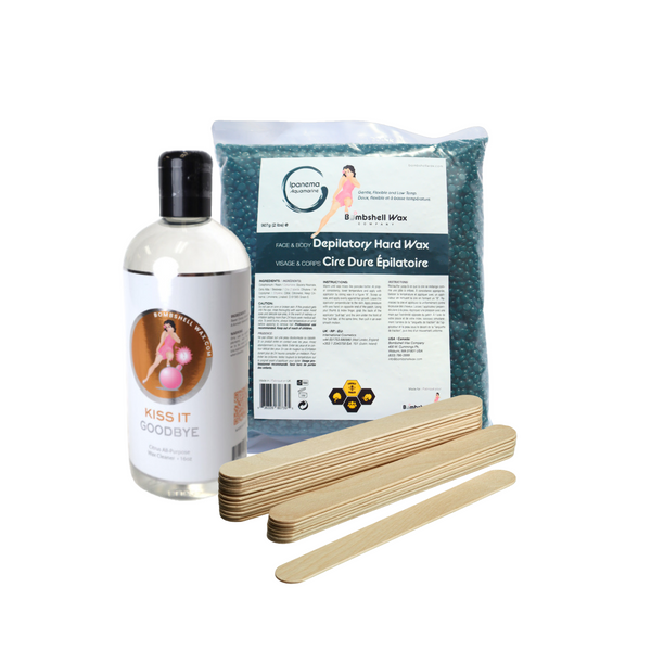 メンテナンス ABSOLUTE INTEGRITY Hard Wax 200ml Bombshell Hard Wax Kit with Cleaner & Sticks