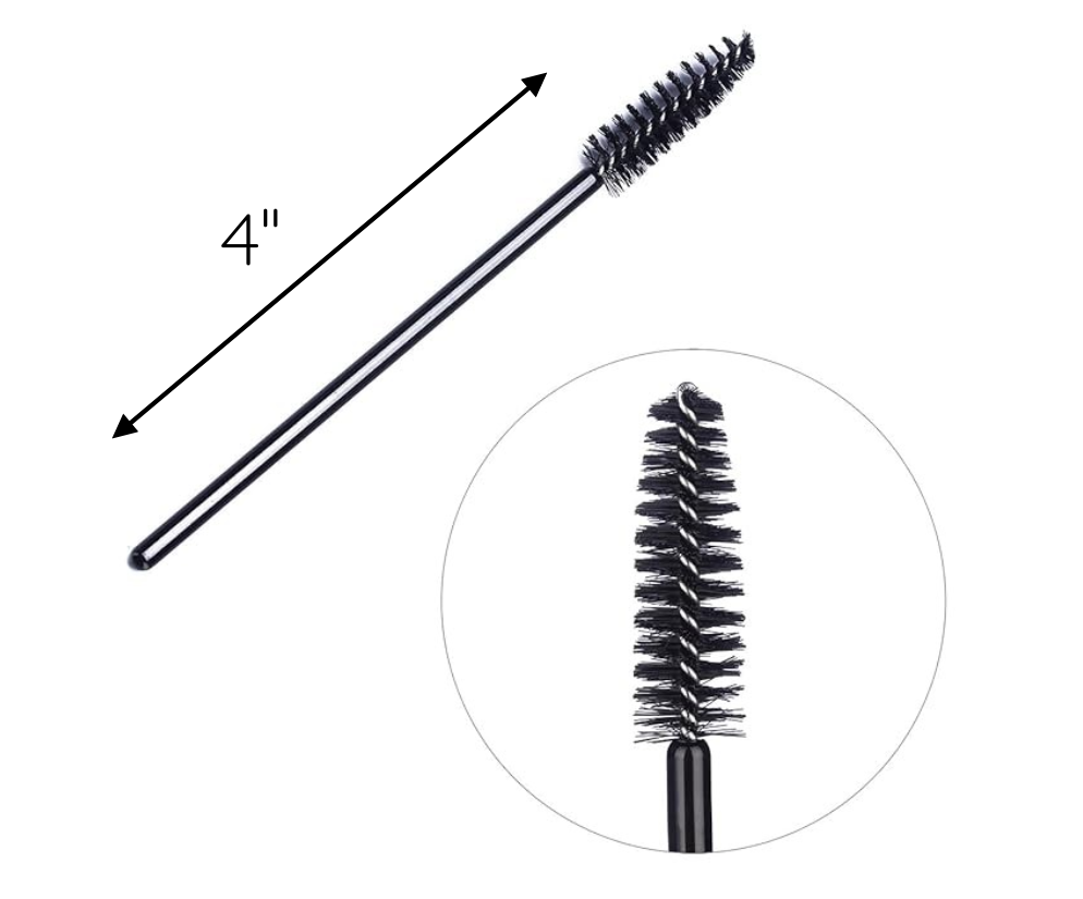 Disposable Eyelash Mascara Brushes for Eye Lashes Extension Eyebrow and Makeup | 100 ea.