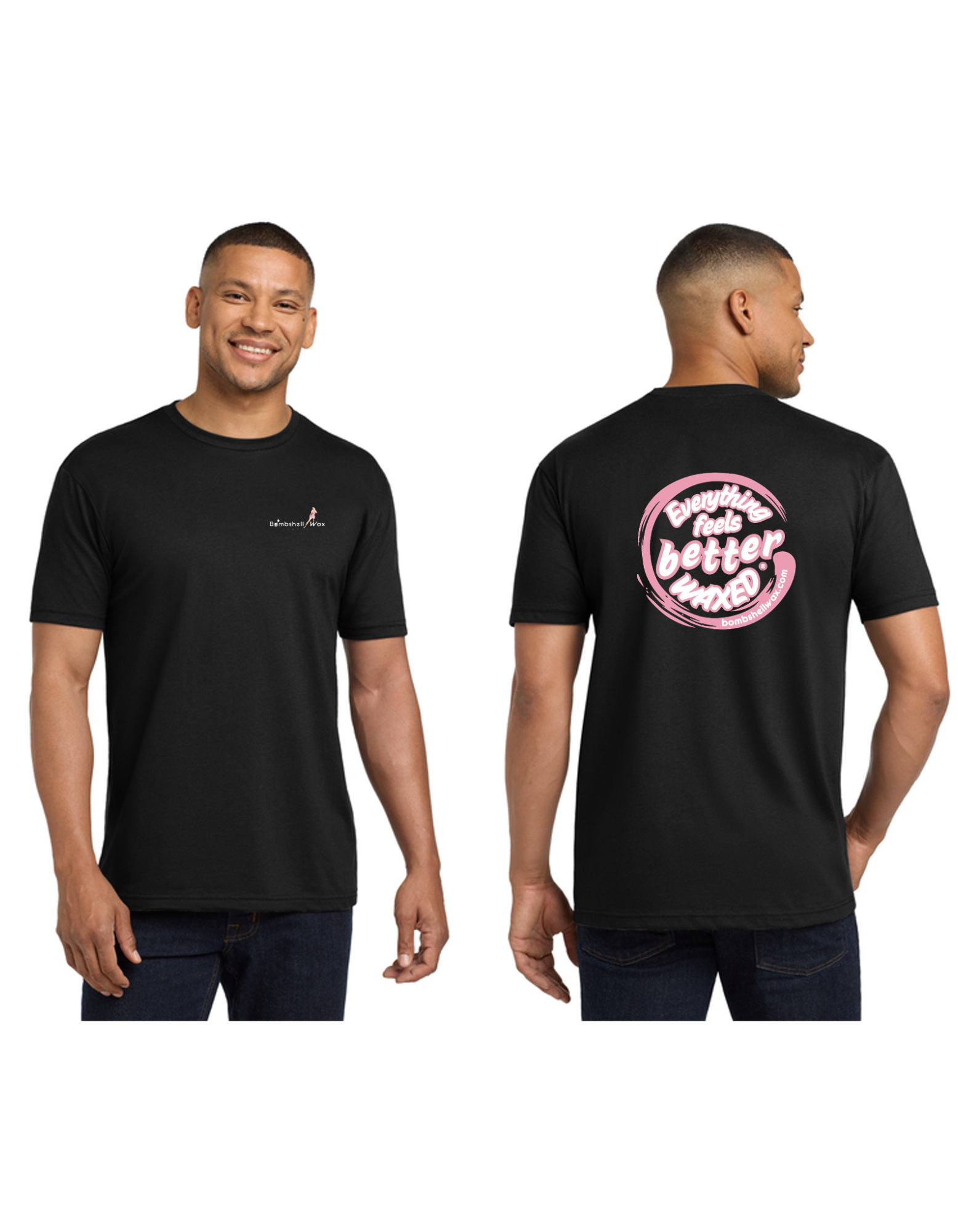 Men’s Sueded Black Bombshell Wax T-Shirt