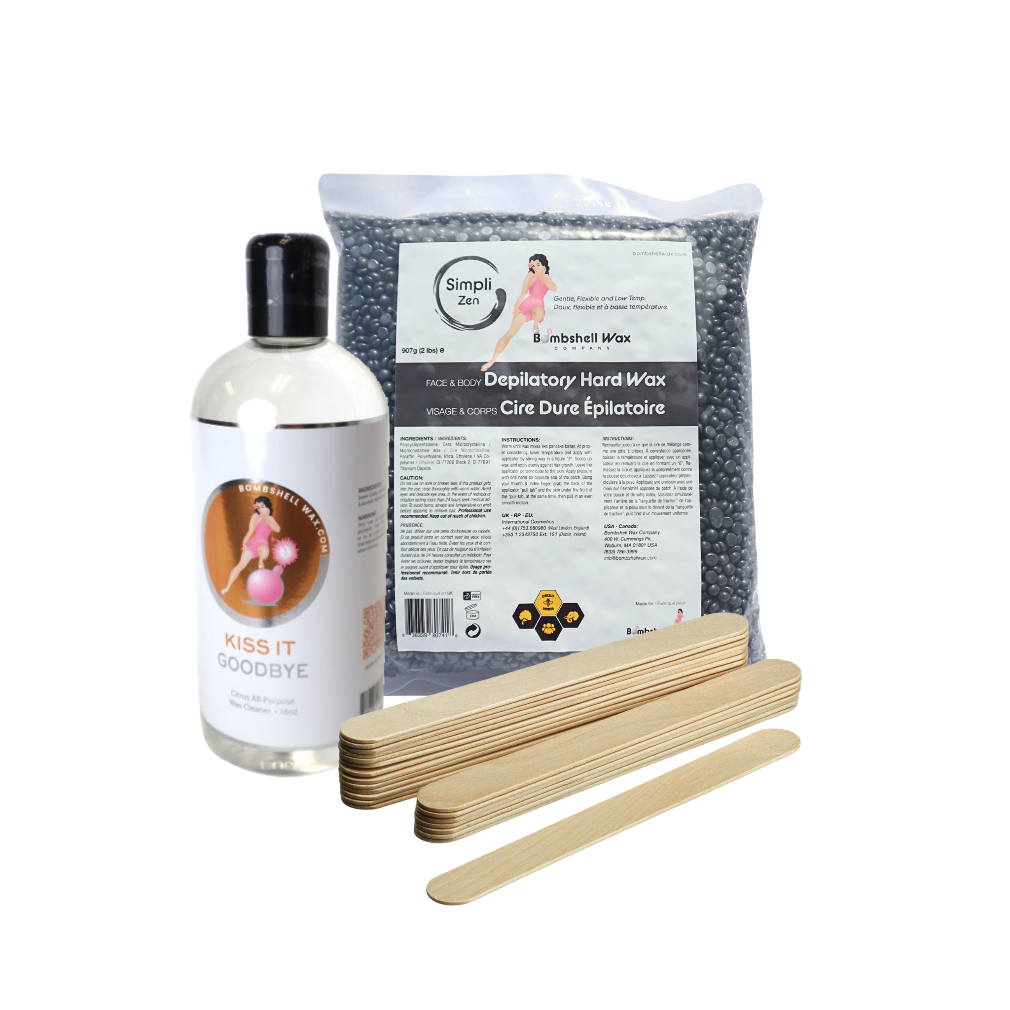 Hypoallergenic Hard Wax + Kiss it Goodbye