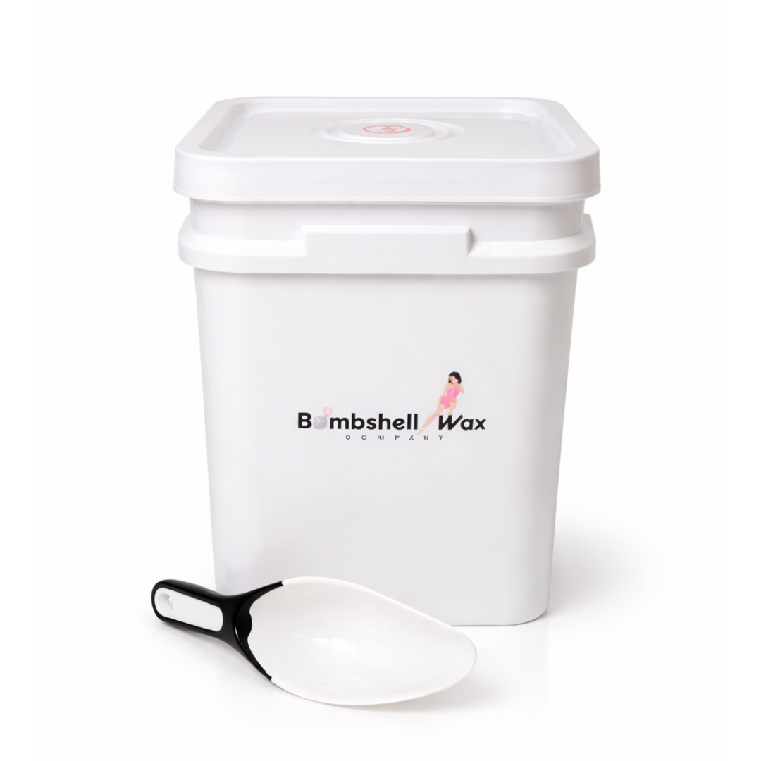 16 lb wax storage pail for bulk professional hard wax bead storage