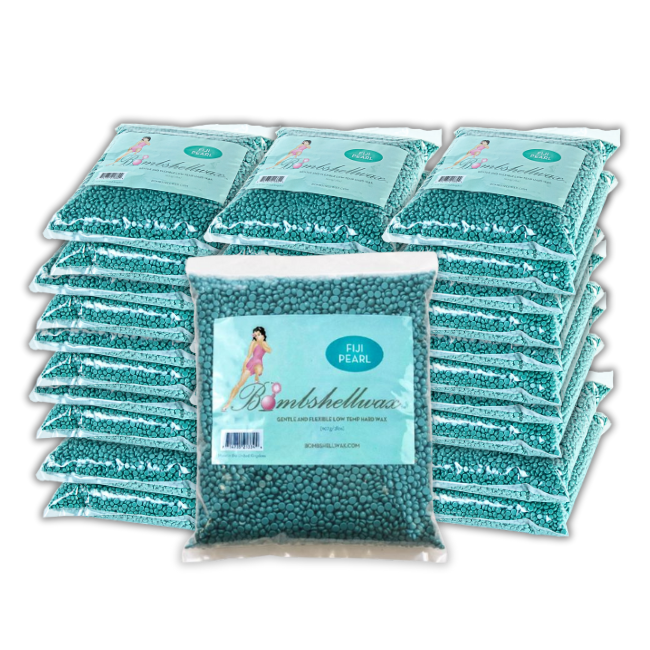 Bombshell Fiji Pearl | Teal Hard Wax Beads | No Scent