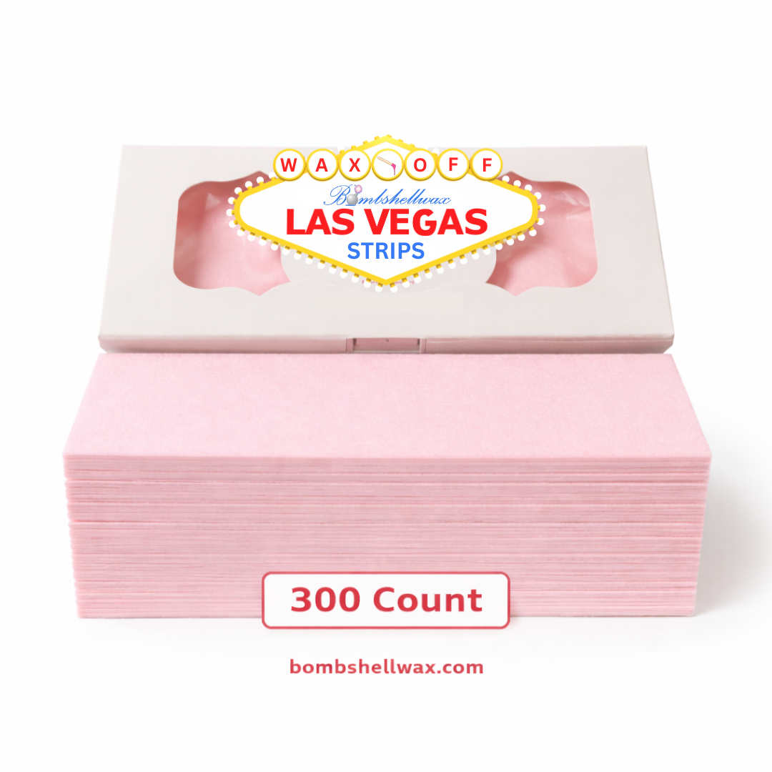 Las Vegas waxing strips 300 count high-volume pack for professional salon and spa waxing services
