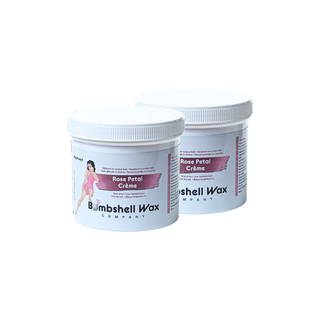 Bombshell Rose Petal Cream Soft Wax | Strip Wax - (4) Bulk & Save Options!