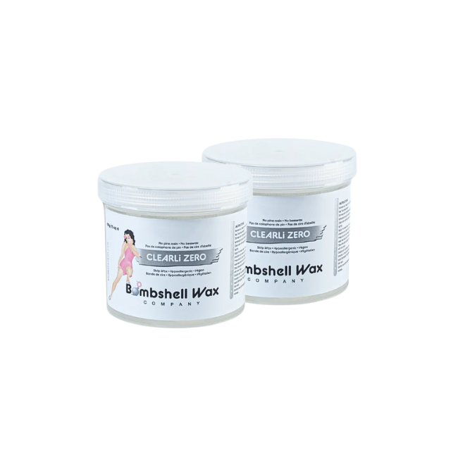 Bombshell Hypoallergenic Clearli Zero Soft Wax | Strip Wax - (4) Bulk & Save Options!