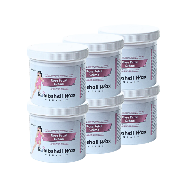 Bombshell Rose Petal Cream Soft Wax | Strip Wax - (4) Bulk & Save Options!