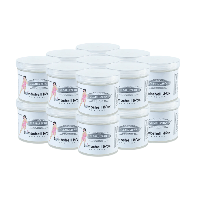 Bombshell Hypoallergenic Clearli Zero Soft Wax | Strip Wax - (4) Bulk & Save Options!