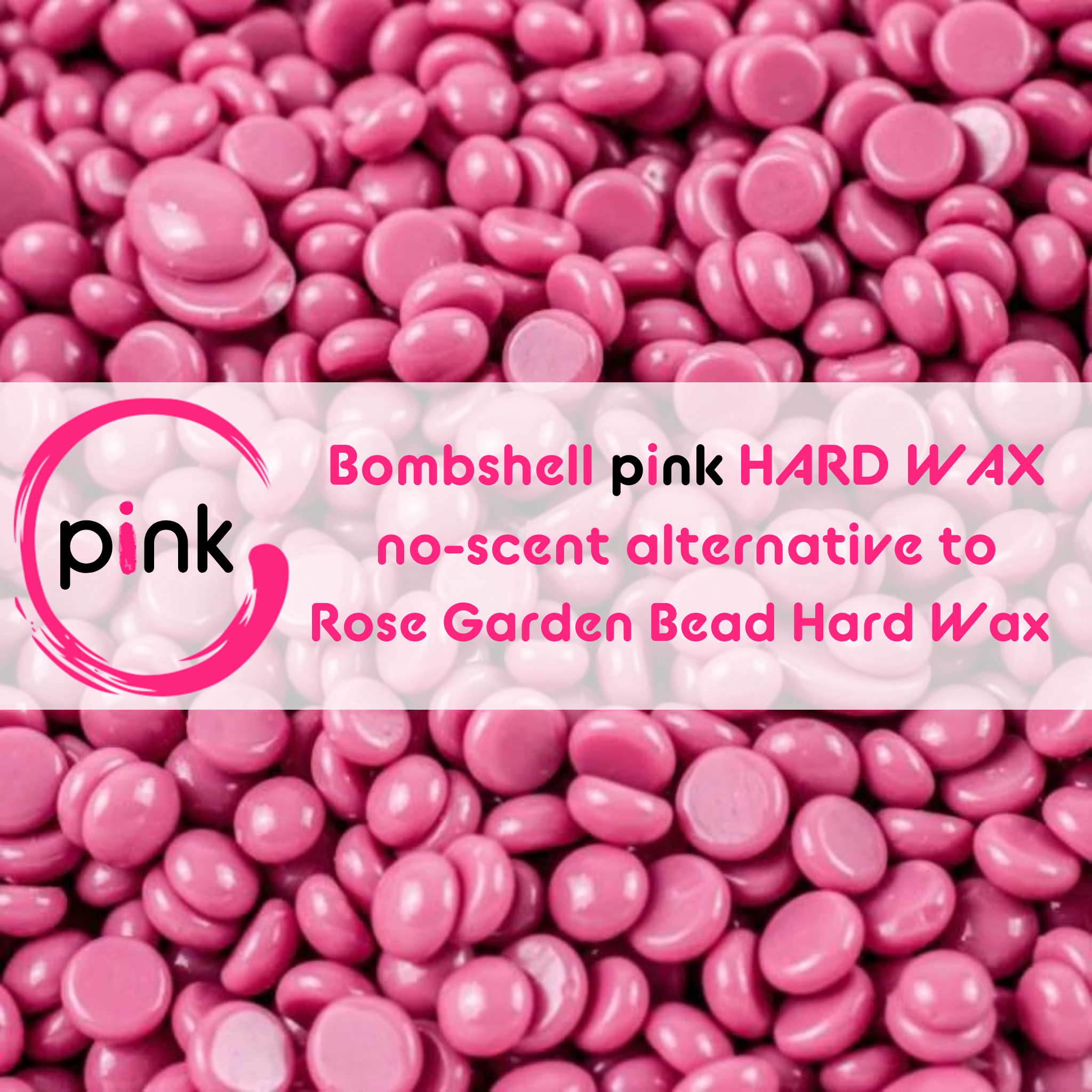 Pink Hard Wax – Fragrance-Free Formula