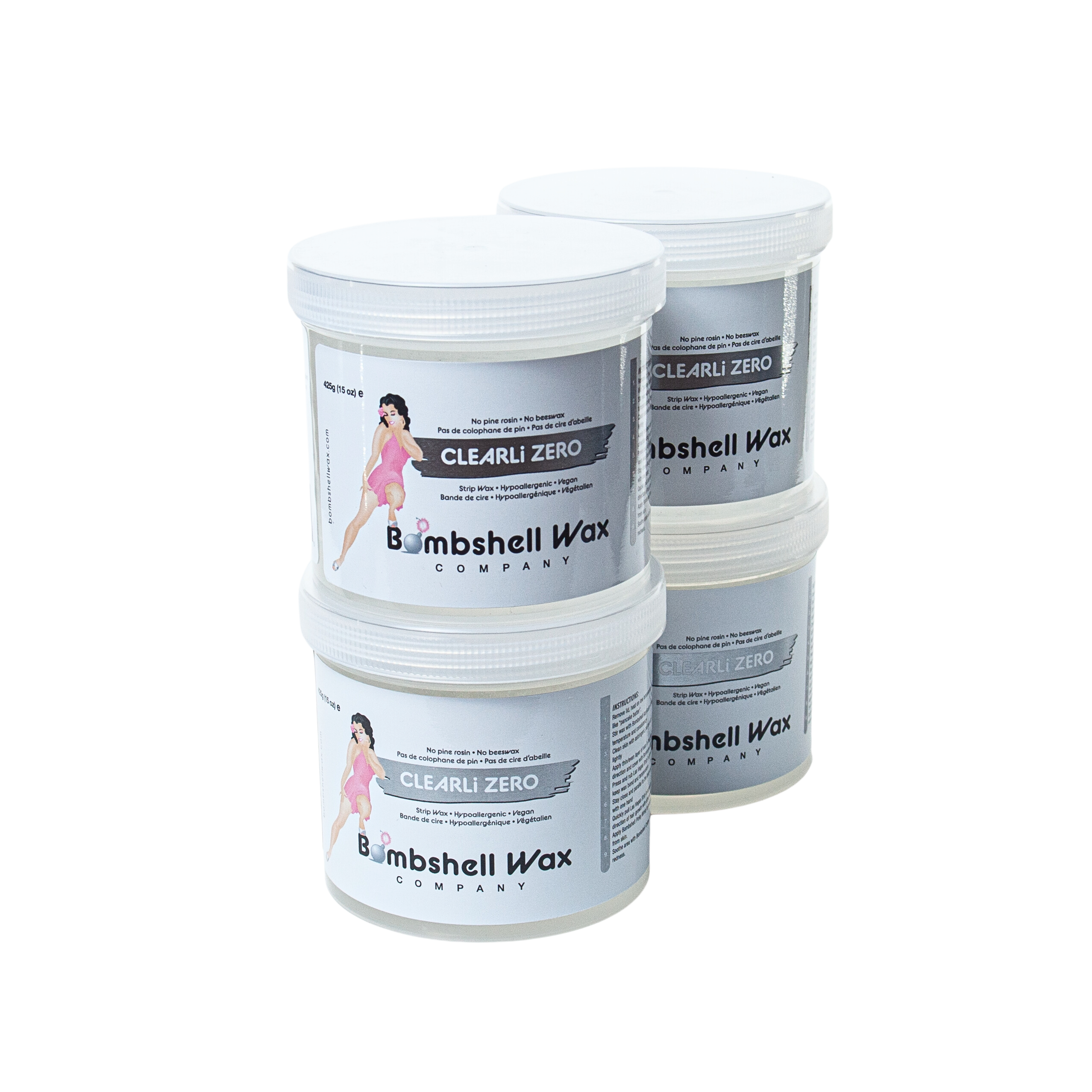 Bulk Hypoallergenic Strip Wax | Bombshell Clearli Zero | Save 10% | buy 4