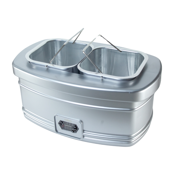 DEO large capacity wax warmer with two inserts