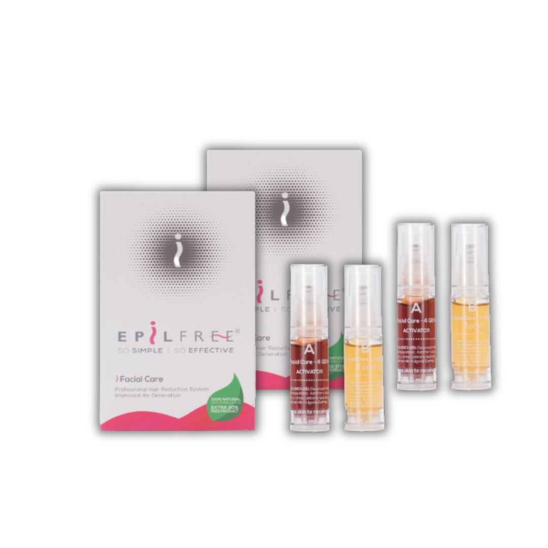 Epilfree Facial Kit – Permanent, Natural Hair Removal for Silky Smooth Skin