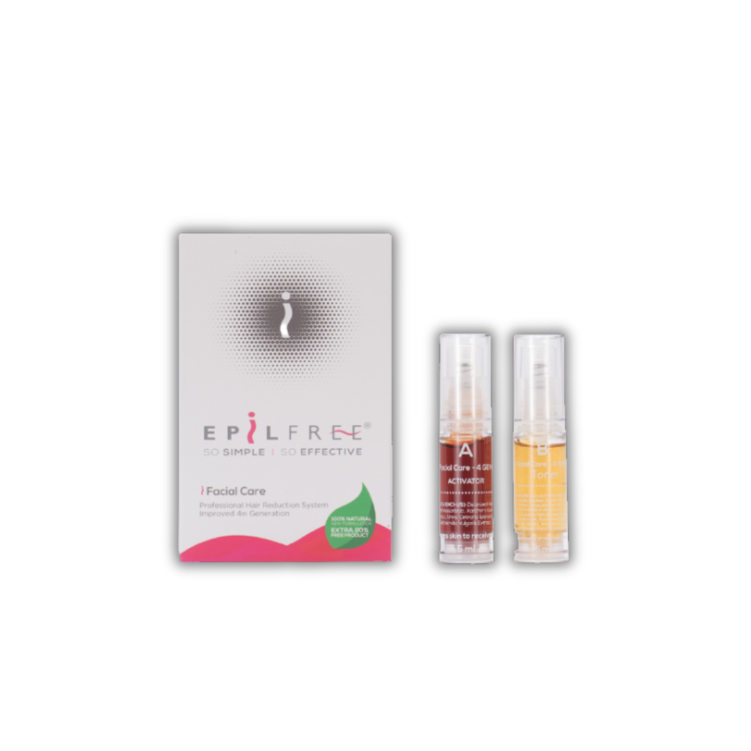 Epilfree Facial Kit – Permanent, Natural Hair Removal for Silky Smooth Skin