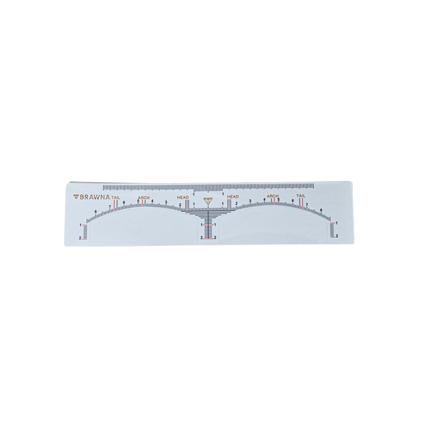 Eyebrow Ruler Stencil - 20 Pcs