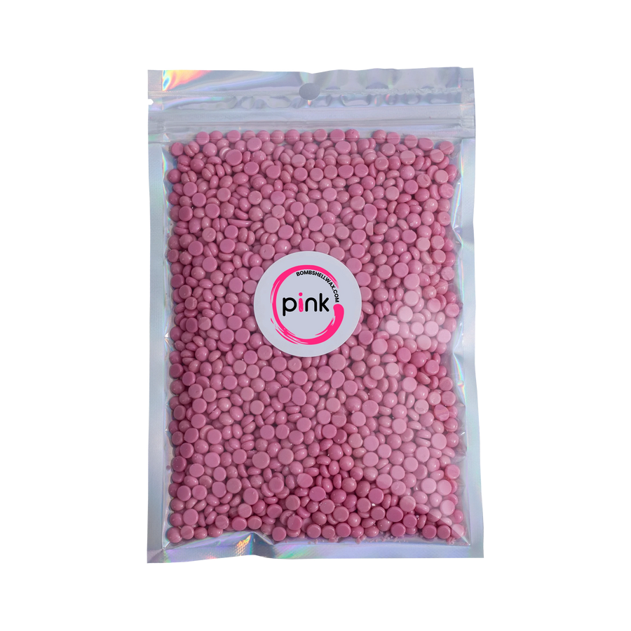 PiNK hard wax sample bag