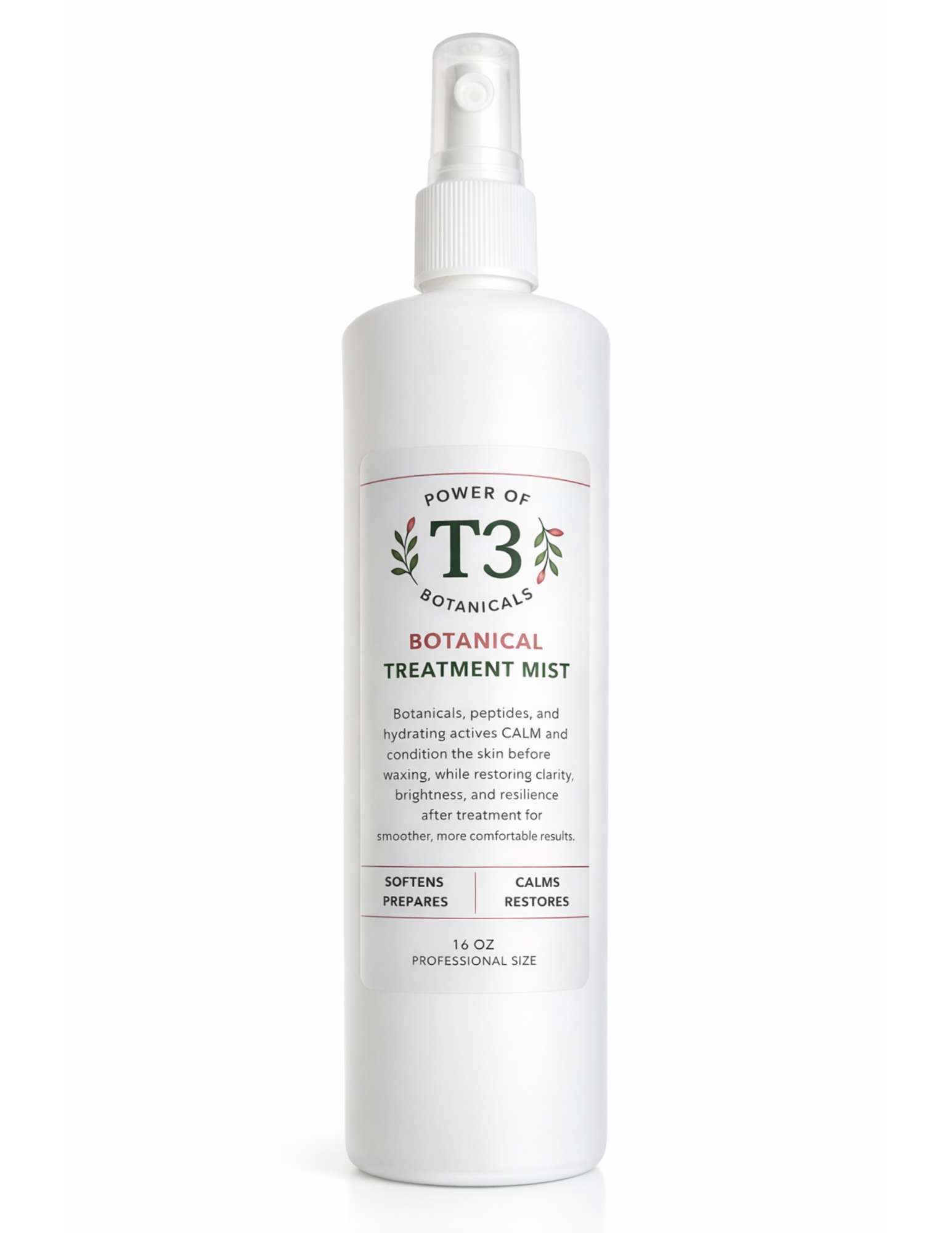 T3 Botanical Treatment Mist professional pre and post wax skincare