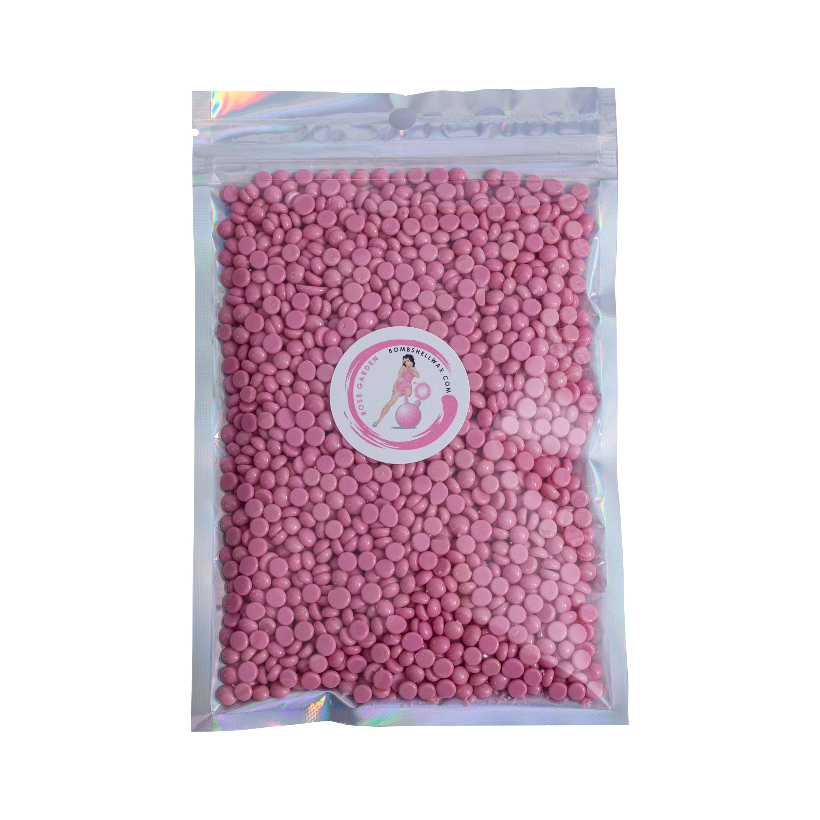4 oz. Pink Bead Hard Wax | Bombshell Rose Garden | Sample