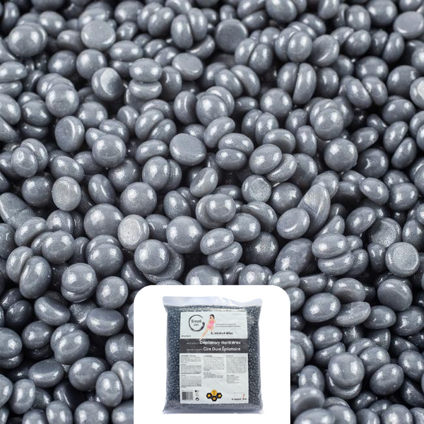 Simpli Zen Hard Wax Beads with Basalt Stone Background