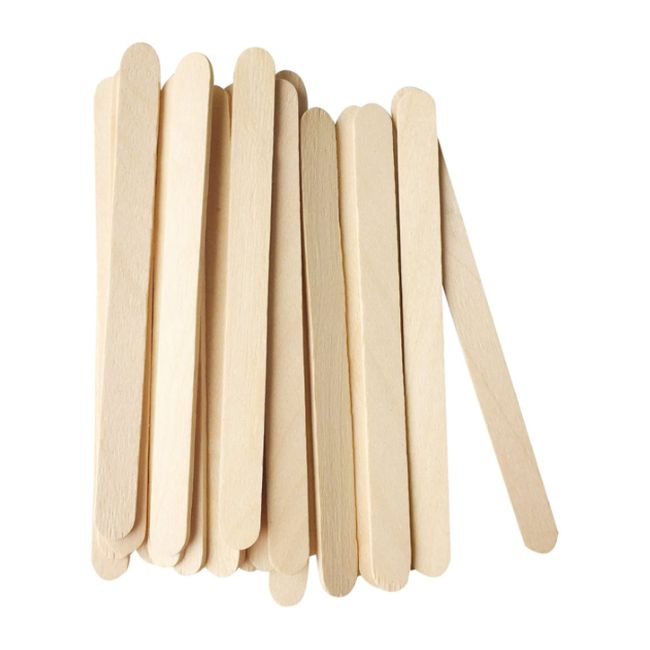 Premium Wood Bombshell Wax Applicators, Non-Sterile, Hair Removal Waxing Sticks, 4.5" Medium | 1,000 count