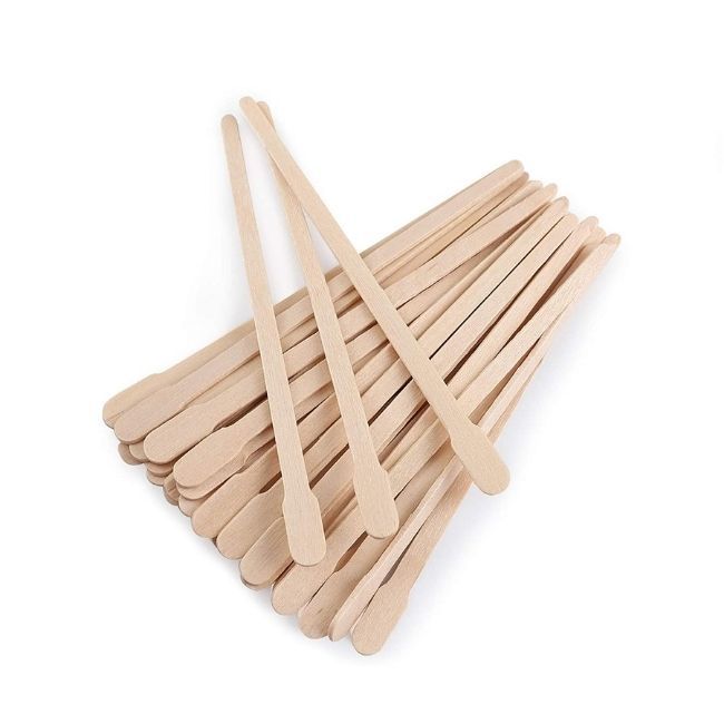 Wood Wax Applicator Sticks - Bulk Disposable Depilatory Waxing Sticks