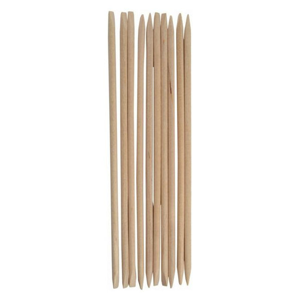 3" Orange Cuticle Sticks | 100 count | Wax & Nail Tool
