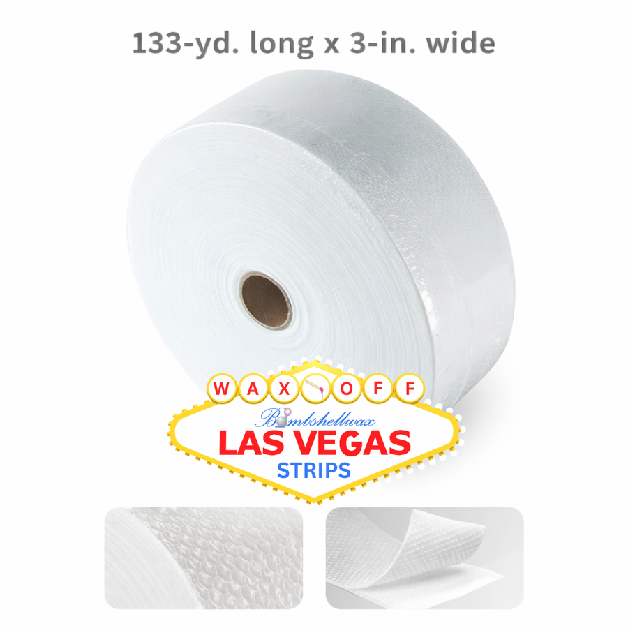 Las Vegas honeycomb wax strips roll 133 yards for high-volume salon and spa waxing