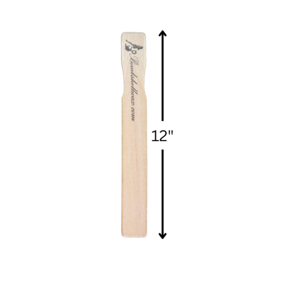 Wax Stirrers | Smooth Birchwood 9" & 12" | 50 or 250 count
