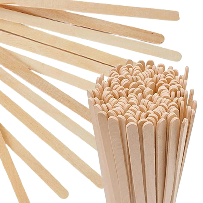 Wooden wax sticks