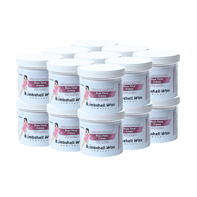 Bombshell Rose Petal Cream Soft Wax | Strip Wax - (4) Bulk & Save Options!