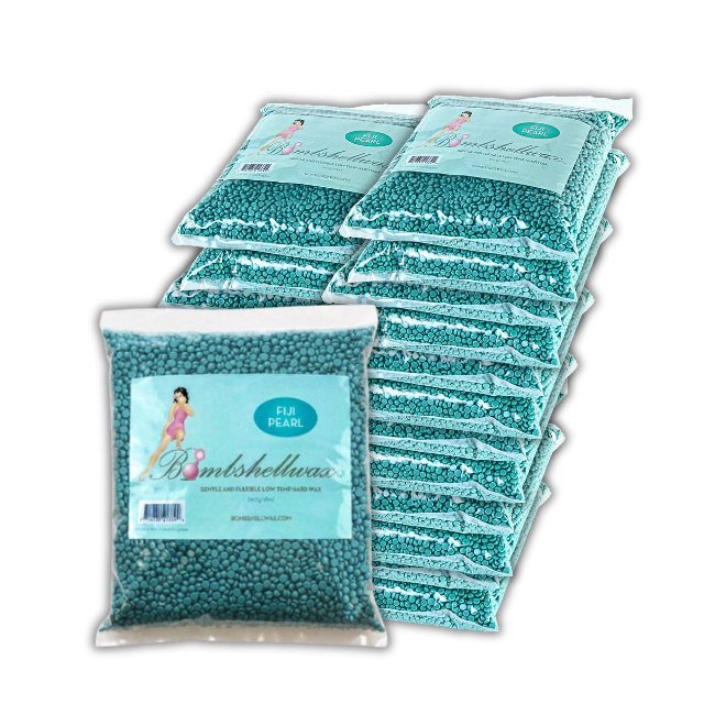 46 lbs. Bulk Teal Bead Hard Wax | Bombshell Fiji Pearl | Save 33%