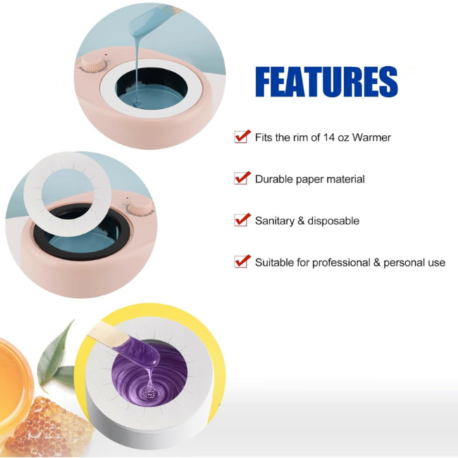 Disposable Wax Warmer Collars | 50 & 100 Count Options