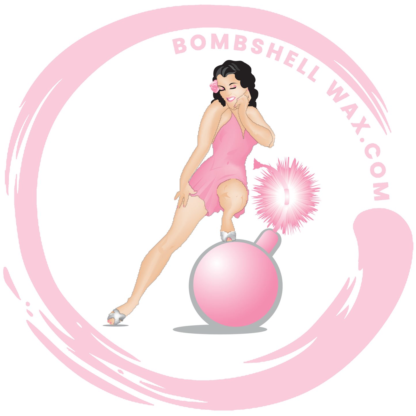Bombshell Wax Company Logo