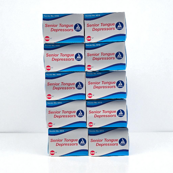 Box of 5,000 Premium Wood Bombshell Wax Applicators, 6" Large | for Schools
