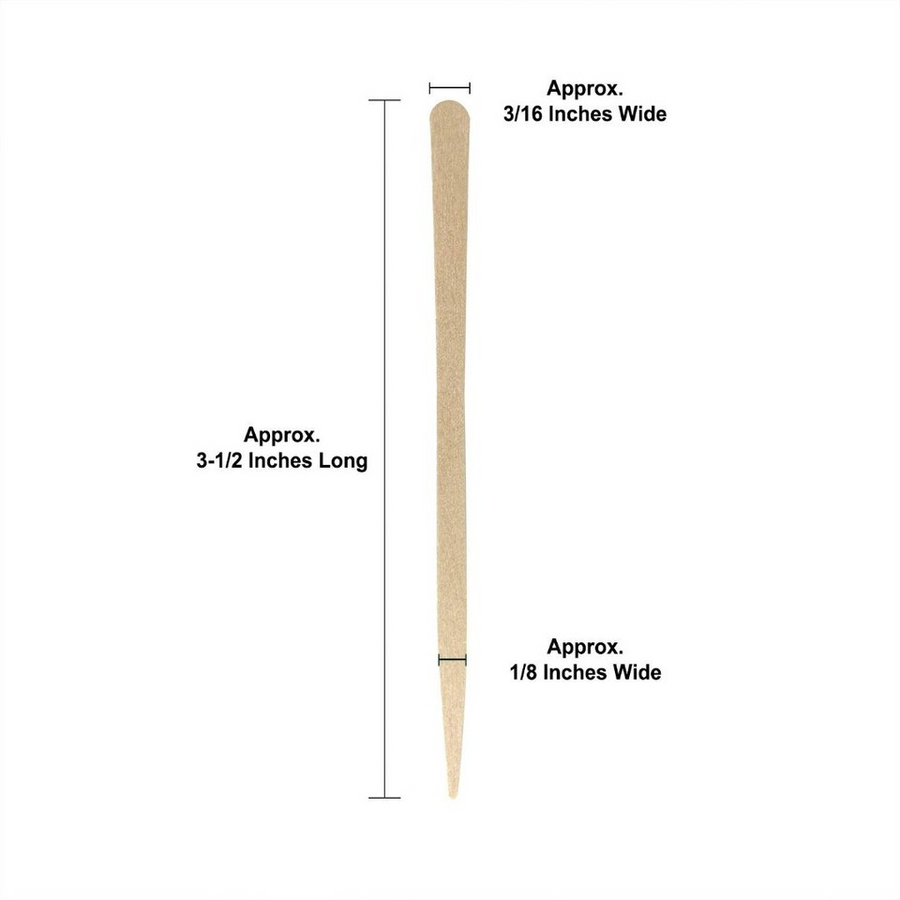 3.5" Eye & Lip Wax Applicators | 500-2000 count