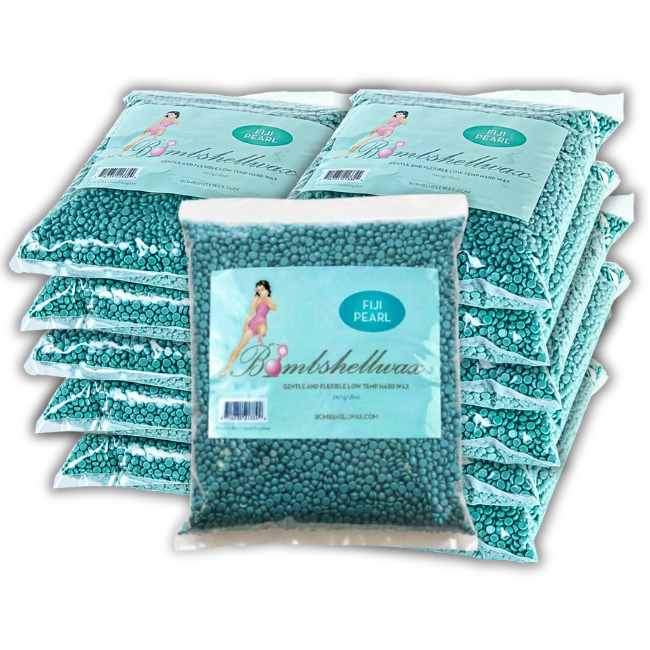 Bombshell Fiji Pearl | Teal Hard Wax Beads | No Scent