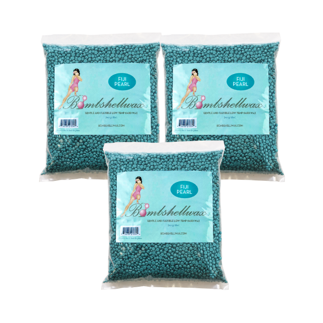 Bombshell Fiji Pearl | Teal Hard Wax Beads | No Scent