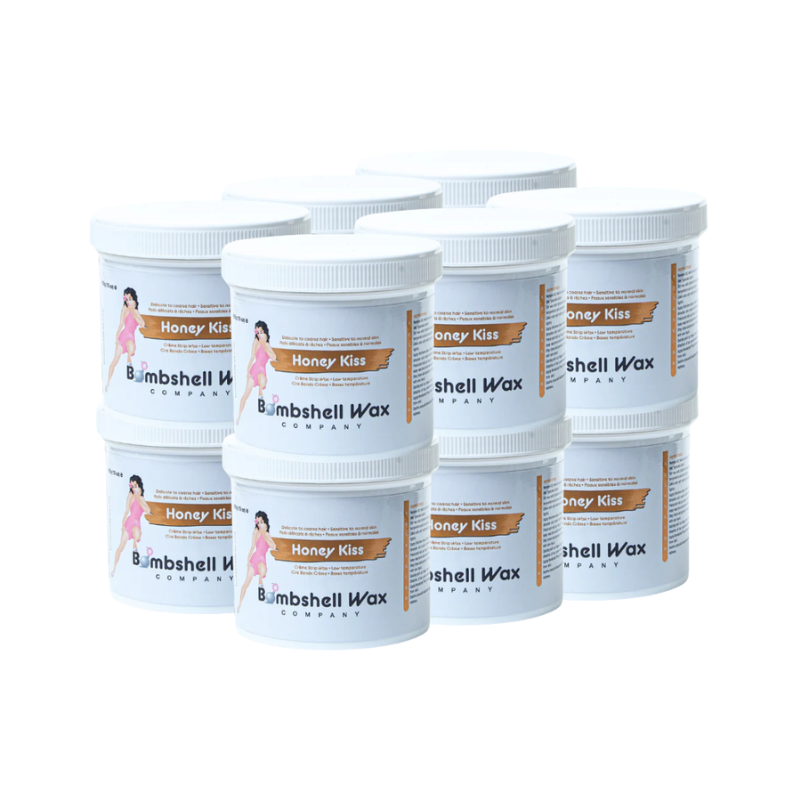 Honey Kiss soft wax, 12 cans