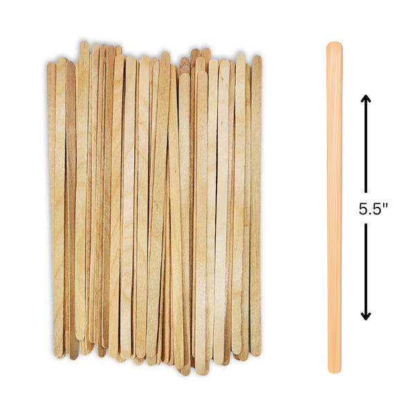 wooden hair removal wax sticks